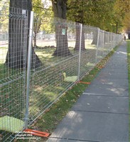 V-squared rental fence panels